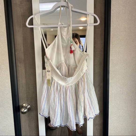 NWT Floreat Anthropologie Embroidered Halter Top - Picture 3 of 5